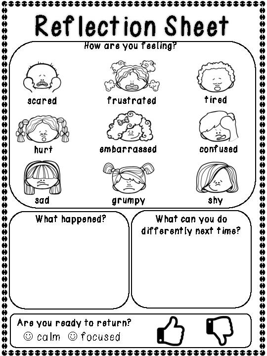 Think Sheets and Reflection Sheets - Classful