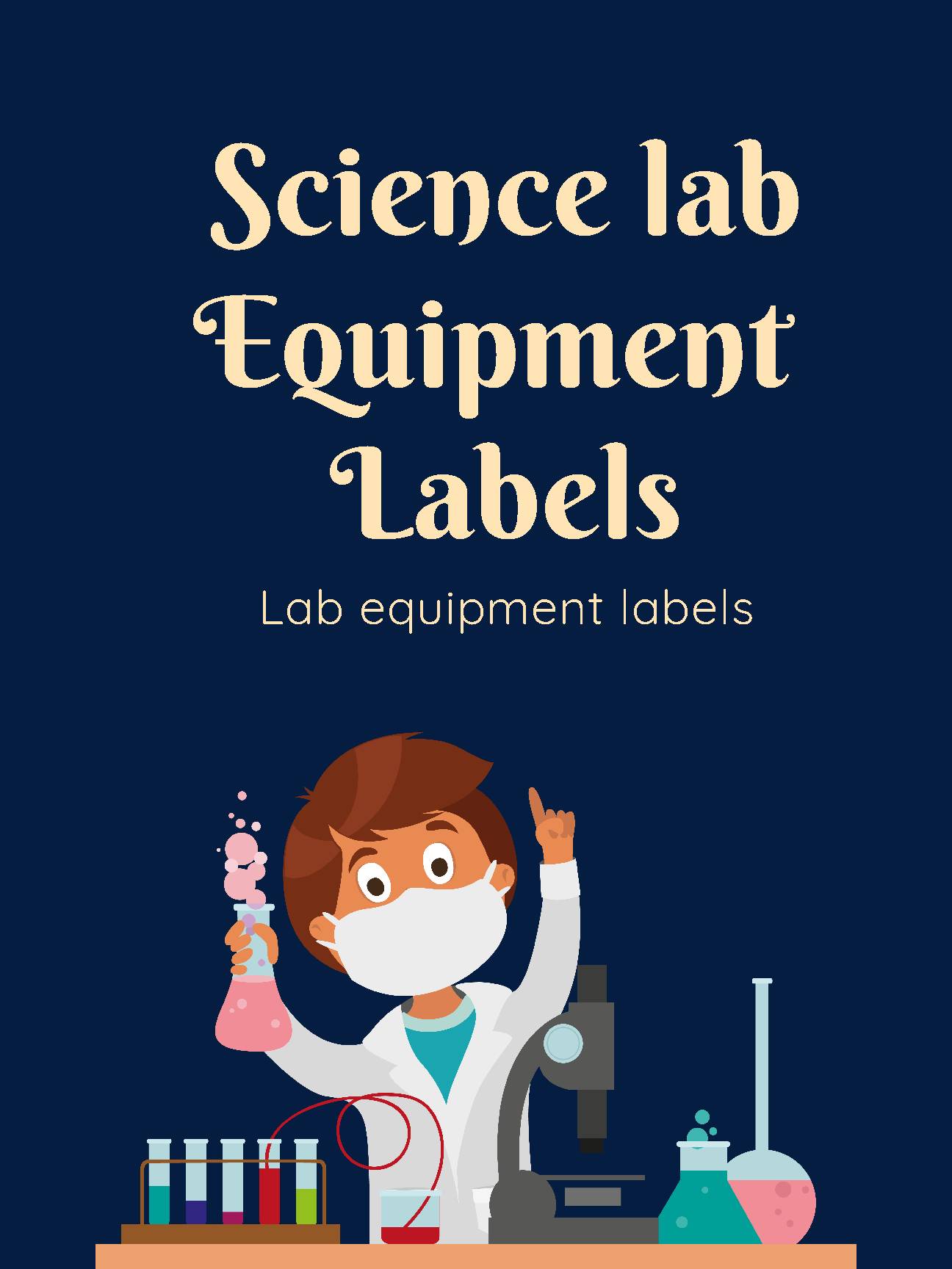 Science Lab Equipment Labels! Classful