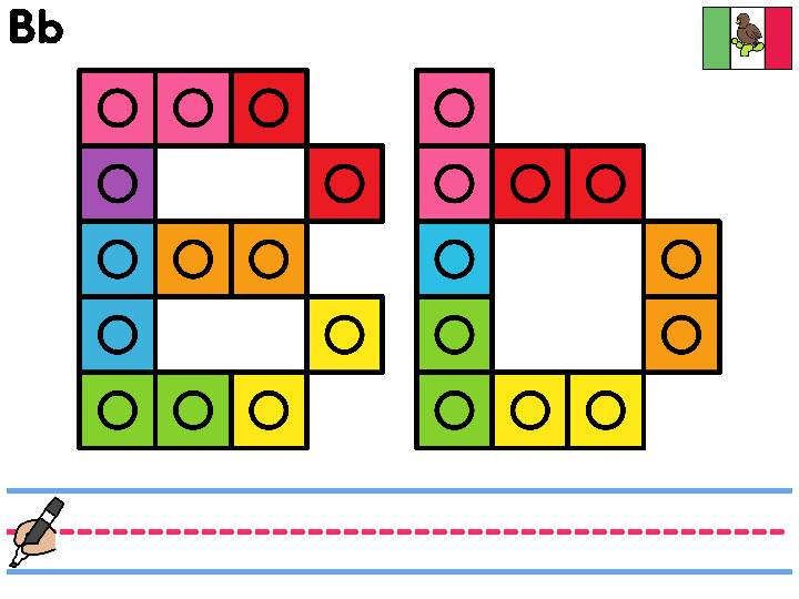 Snap Cube Alphabet Mats Spanish Classful