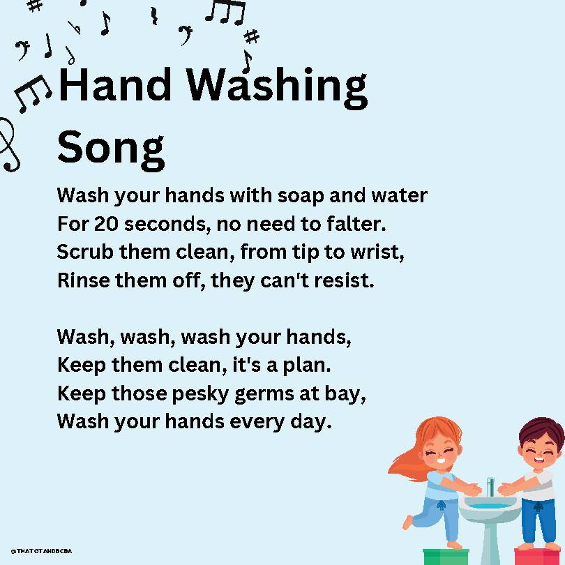 Hand Washing Visual Schedules, Posters, Songs, and more! Classful