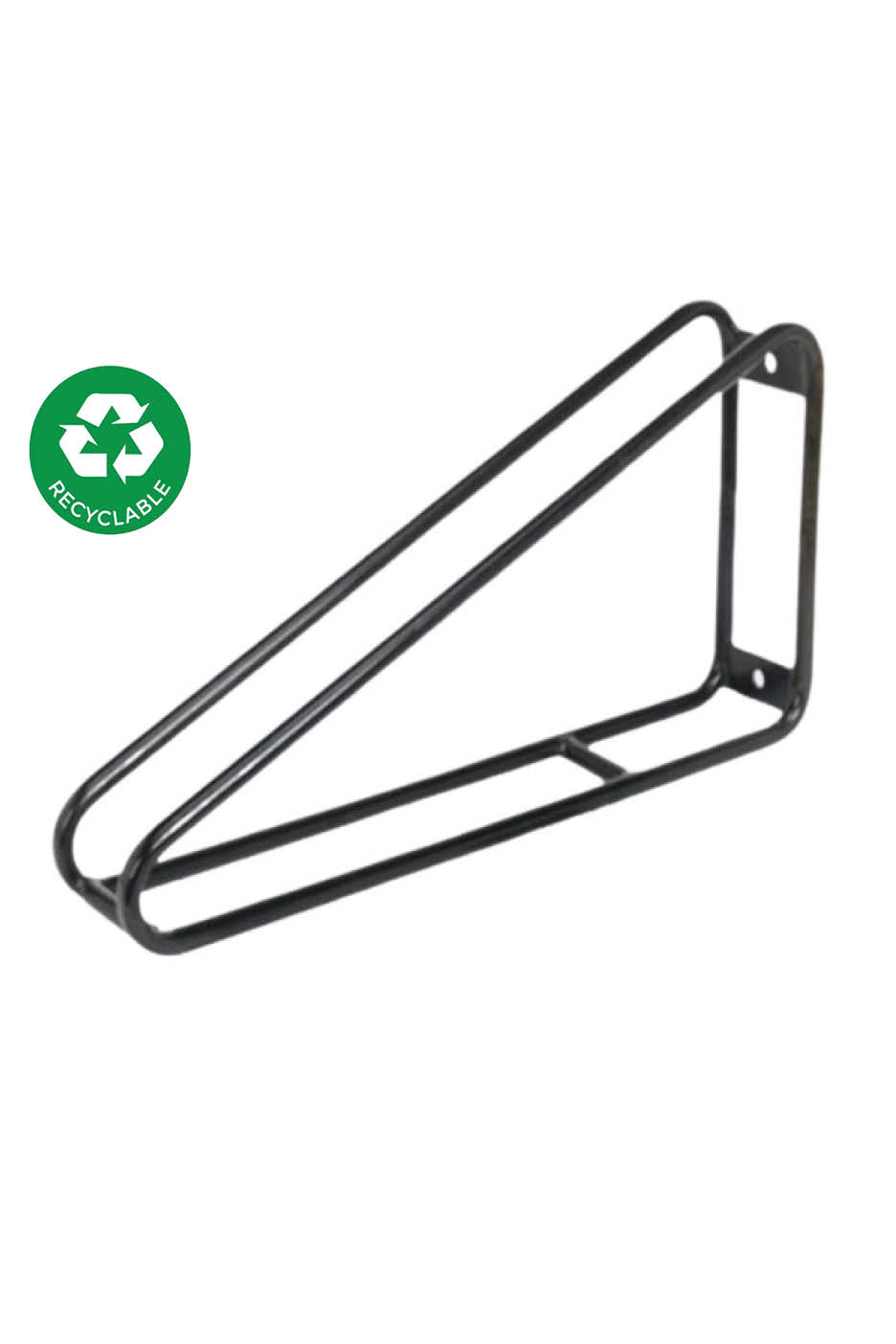 Classic Wall Mounted Bike Rack Triangular Cradle Classic