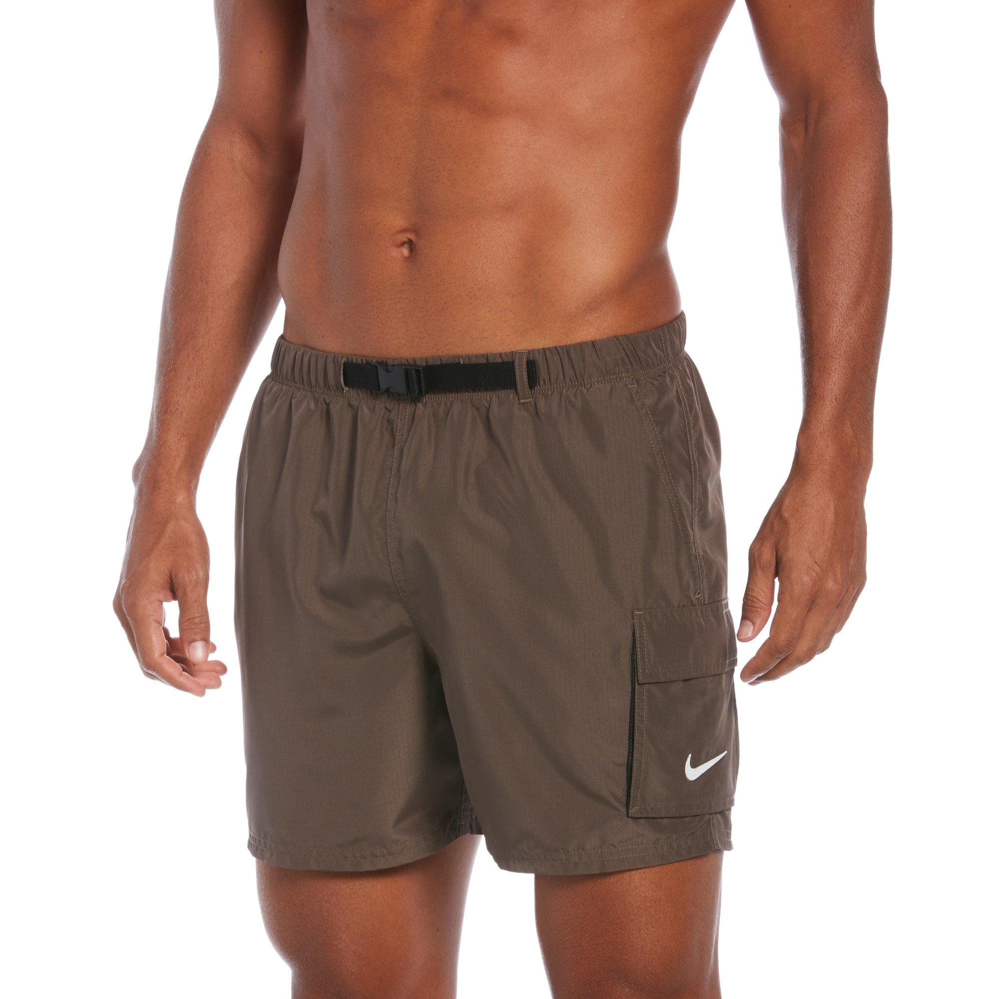 Nike Men's 5" Belted Packable Swim Shorts Hibbett City Gear