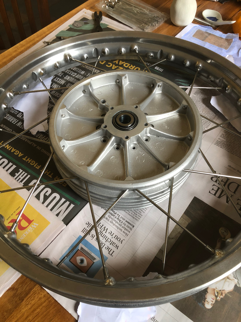 Rebuilding Spoked Wheels GFP Motorrad