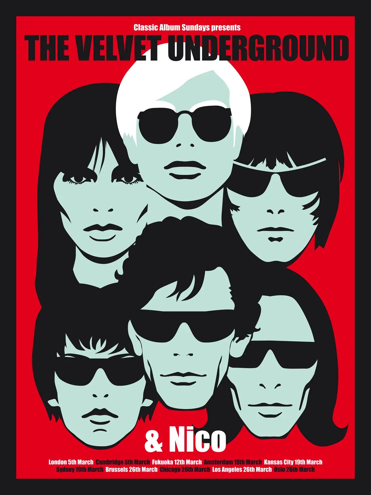'The Velvet Underground & Nico' Poster Classic Album Sundays