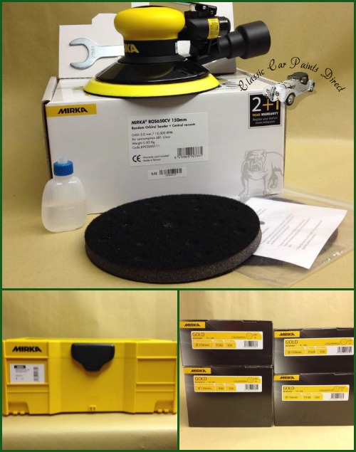 Mirka ROS 650CV 150mm Sander Starter Kit incl. Discs