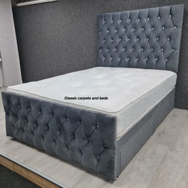 Chesterfield Panel Divan Set Classic Carpets & Beds