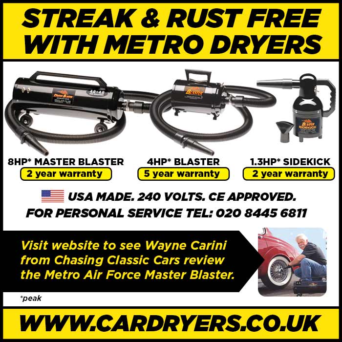 Car Dryers UK Classic and Vintage cars directory restoration