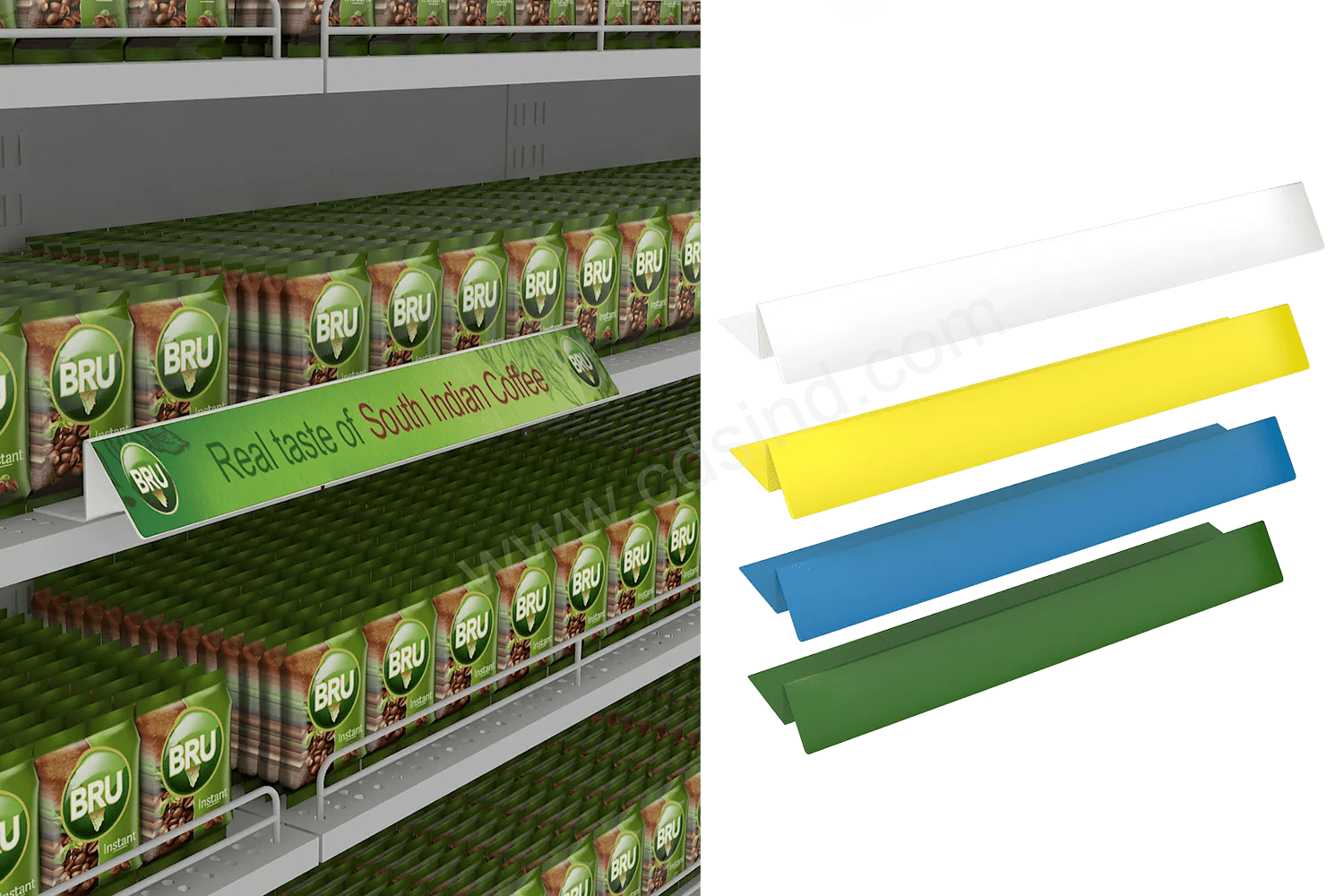 Moulded Shelf Strips Classic Display Systems