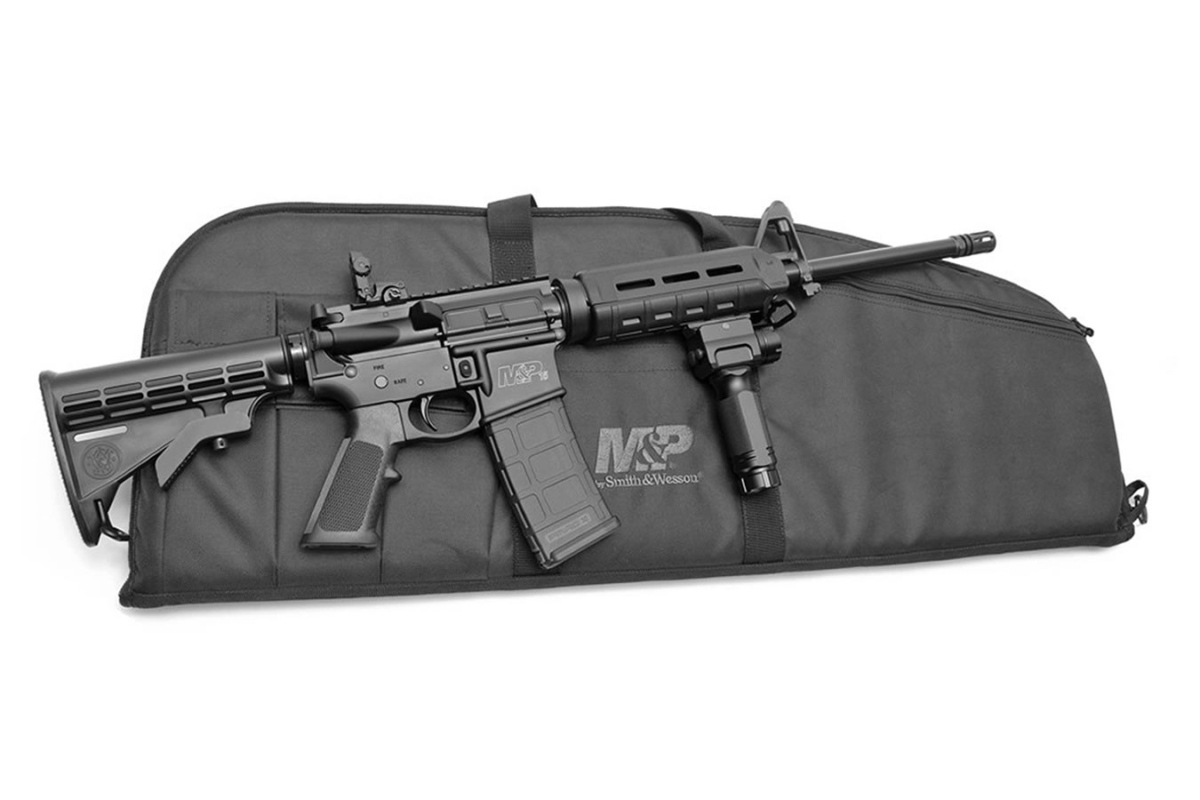 Smith & Wesson M&P15 Sport II 5.56mm Rifle with Gun Case and Vertical