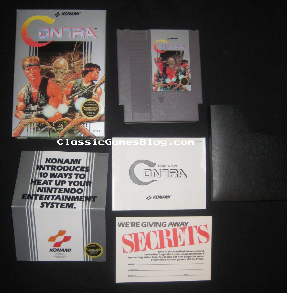 Contra Nintendo NES Complete in Box