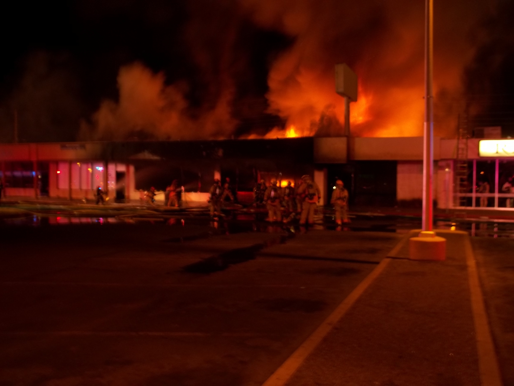 Fire at Commercial Center Classic Las Vegas History Blog