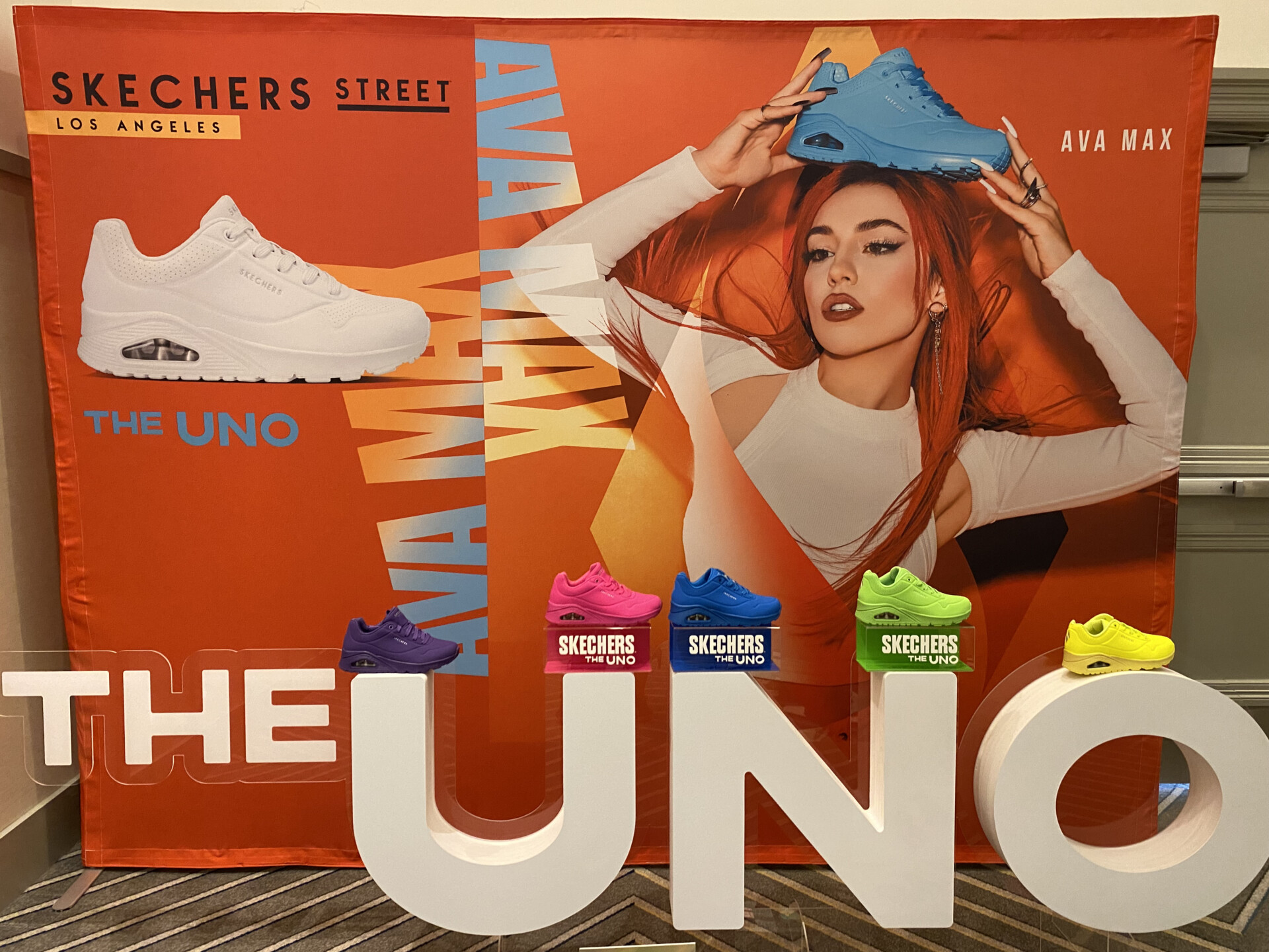 InStore Displays and Signage for Skechers that POPS! Classic Litho