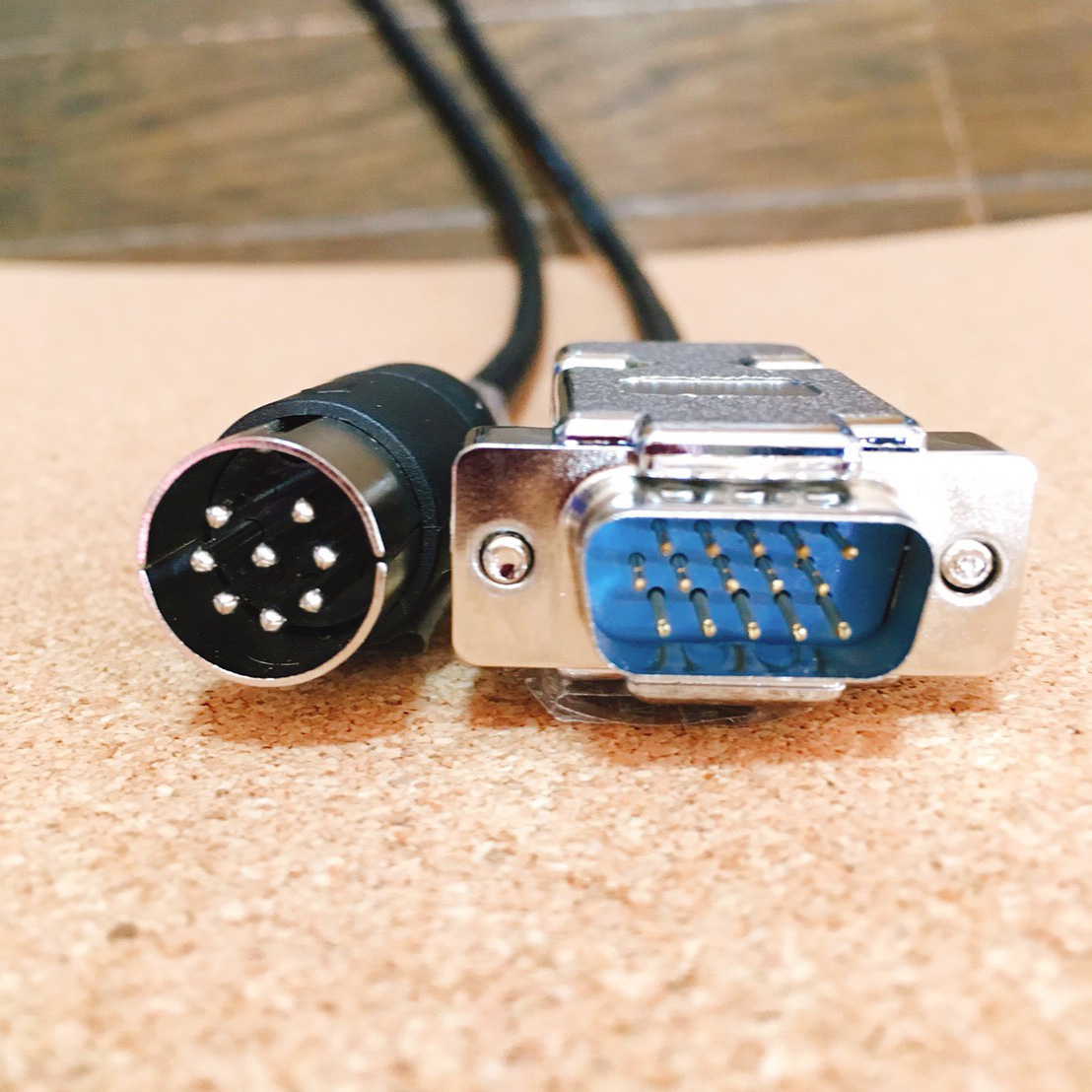 DIN8ピン(デジタルRGB8)→RGB15ピン(アナログRGB)ケーブル クラシックPC研究会