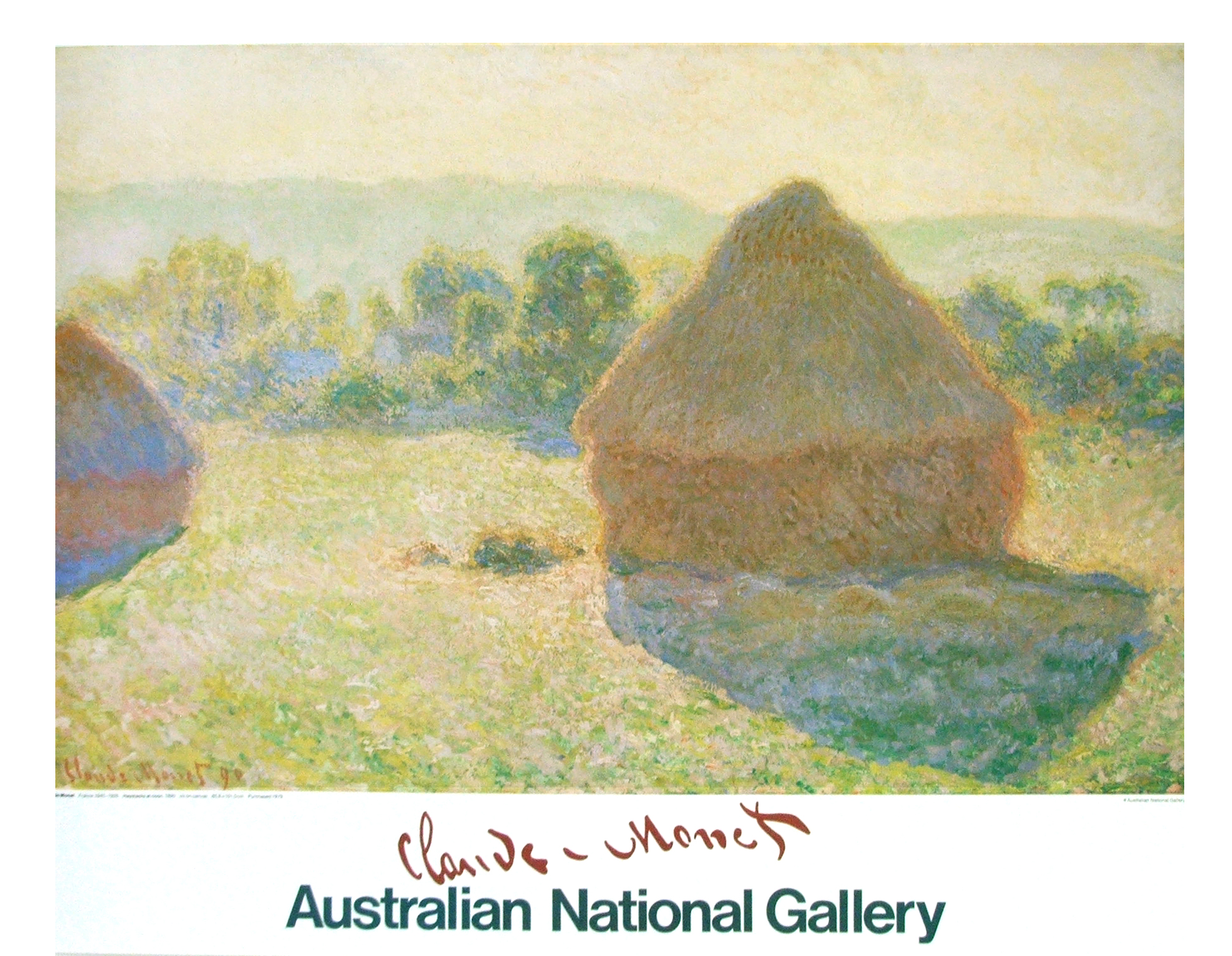 Haystacks at Noon, 1890 by Claude Classic Prints