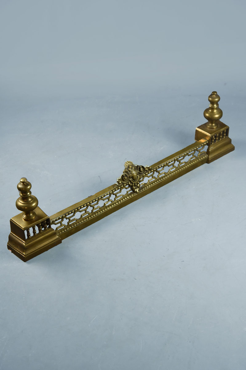 French Gilt Metal Fire Fender The Classic Prop Hire Company