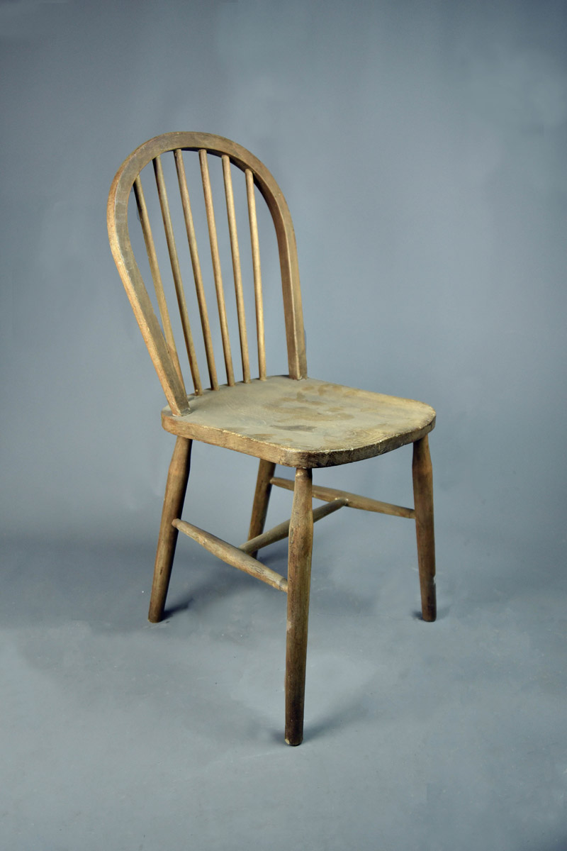Pine Stick Back Kitchen Chair colour varies (4 painted) The Classic