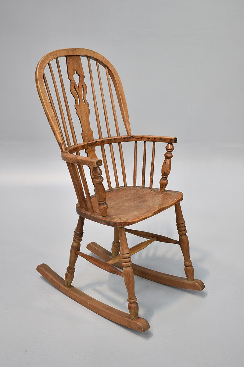 High Back Windsor Rocking Chair The Classic Prop Hire Company