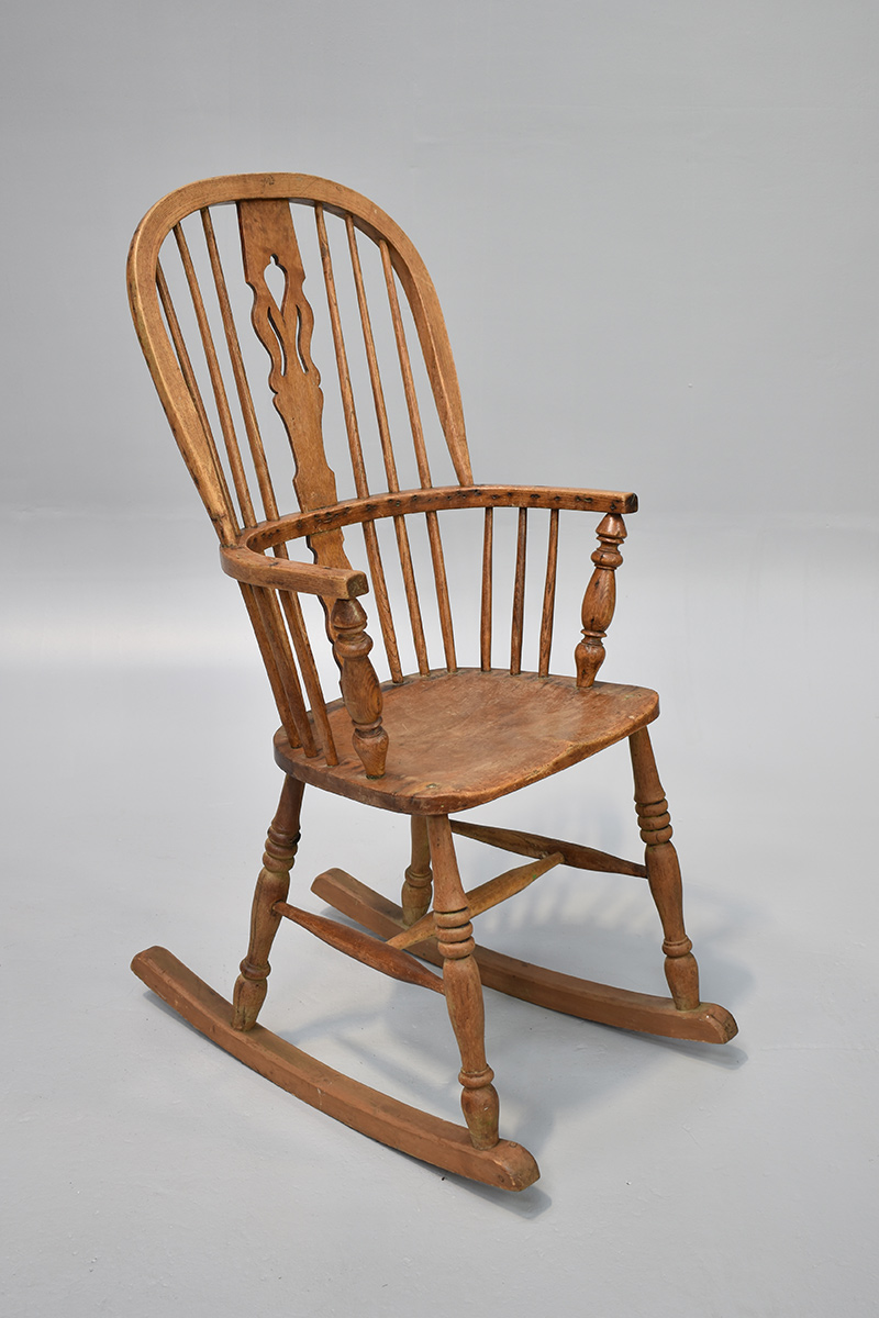 High Back Windsor Rocking Chair The Classic Prop Hire Company
