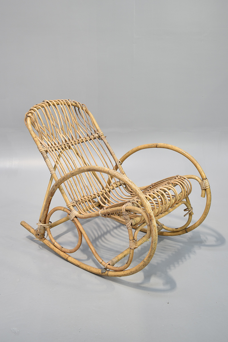 Bamboo Rocking Chair The Classic Prop Hire Company
