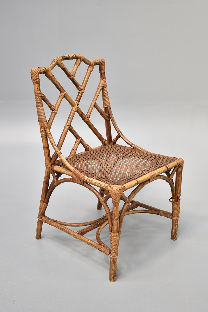 Bamboo Effect Cane Chair The Classic Prop Hire Company