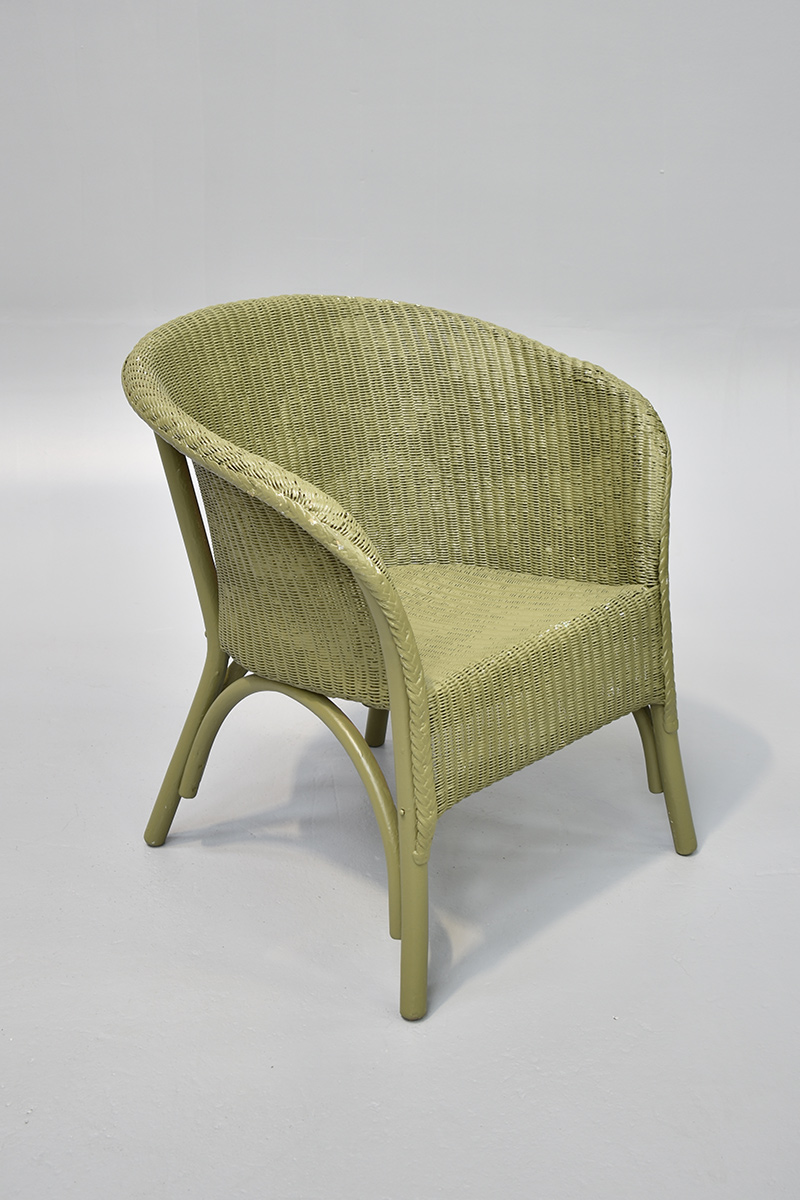 Various Painted Lloyd Loom Tub Chairs The Classic Prop Hire Company