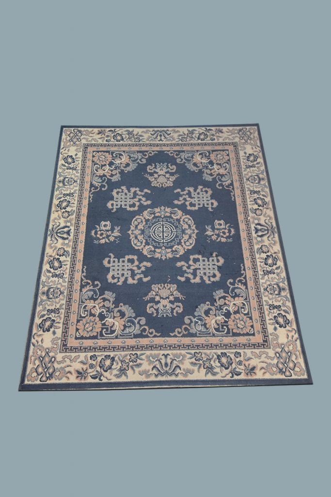 9' x 6' Chinese Blue Carpet. The Classic Prop Hire Company