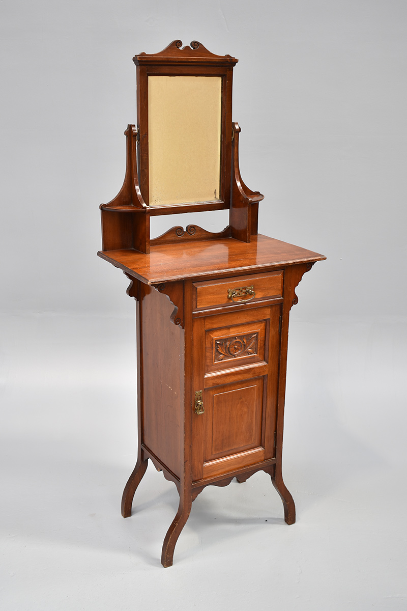 Mahogany Shaving With Tilting Mirror The Classic Prop Hire