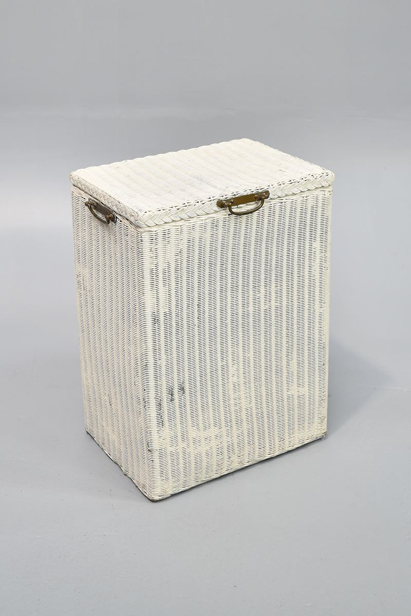 Lloyd Loom Rectangular Linen Basket The Classic Prop Hire Company