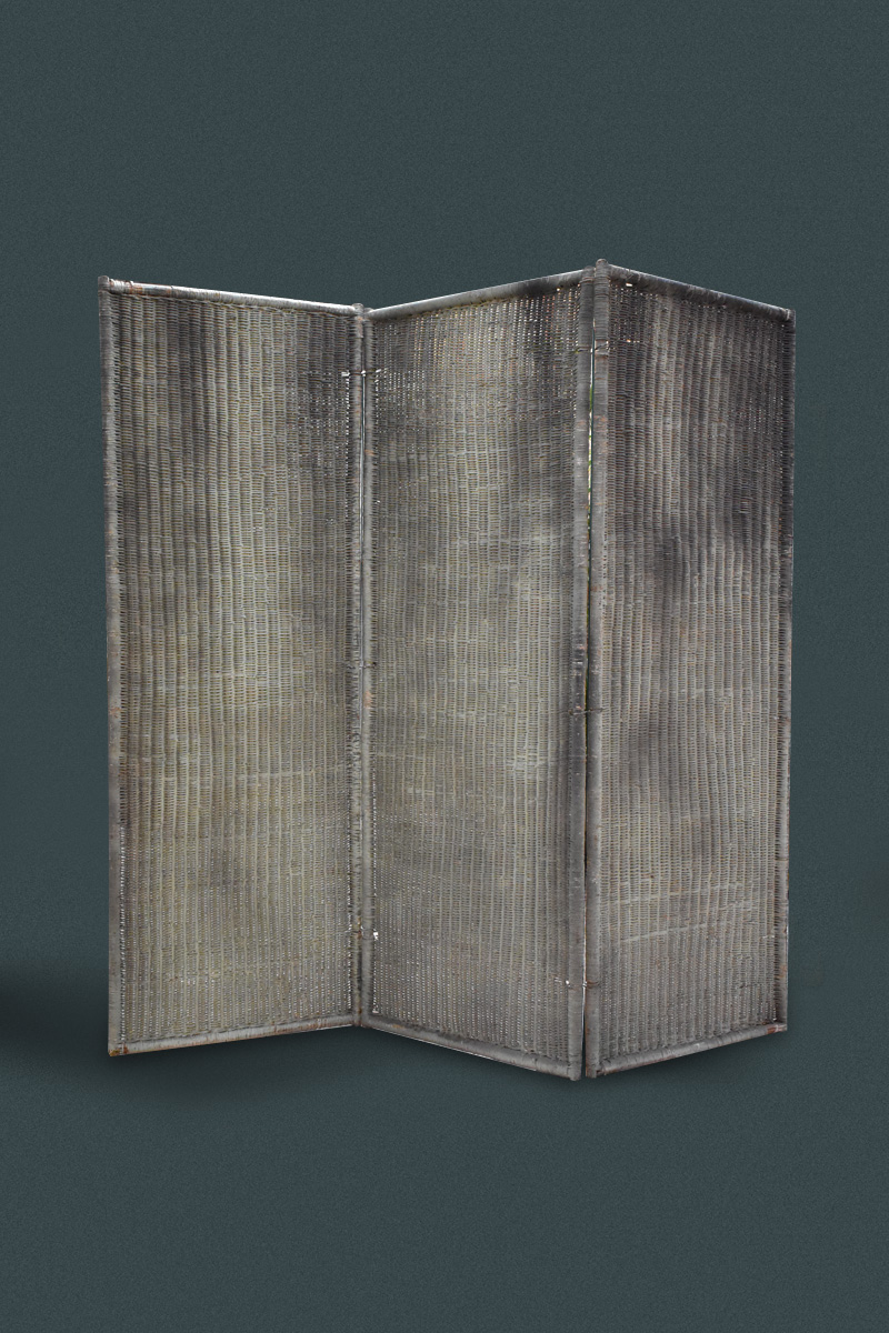 Three Leaf Light Green Basket Weave Screen The Classic Prop Hire Company