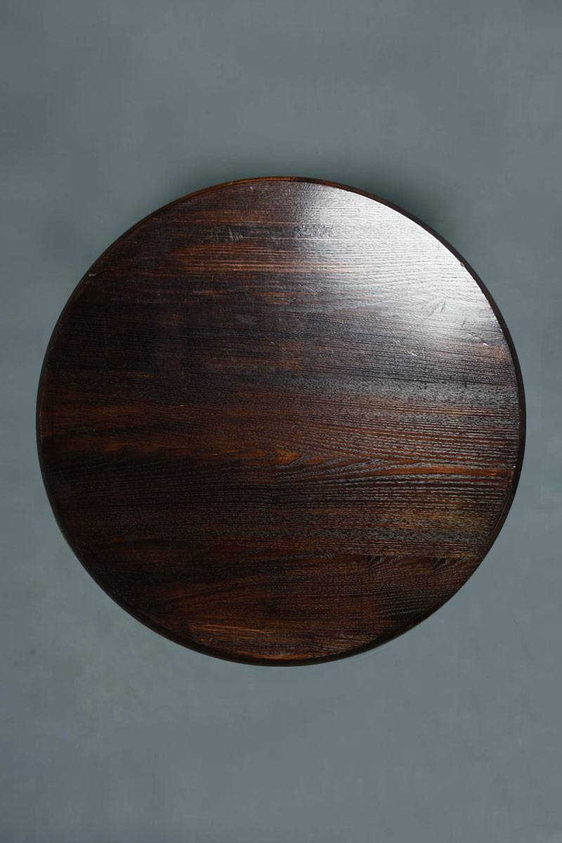 2' Circular Mahogany Table Top Only The Classic Prop Hire Company