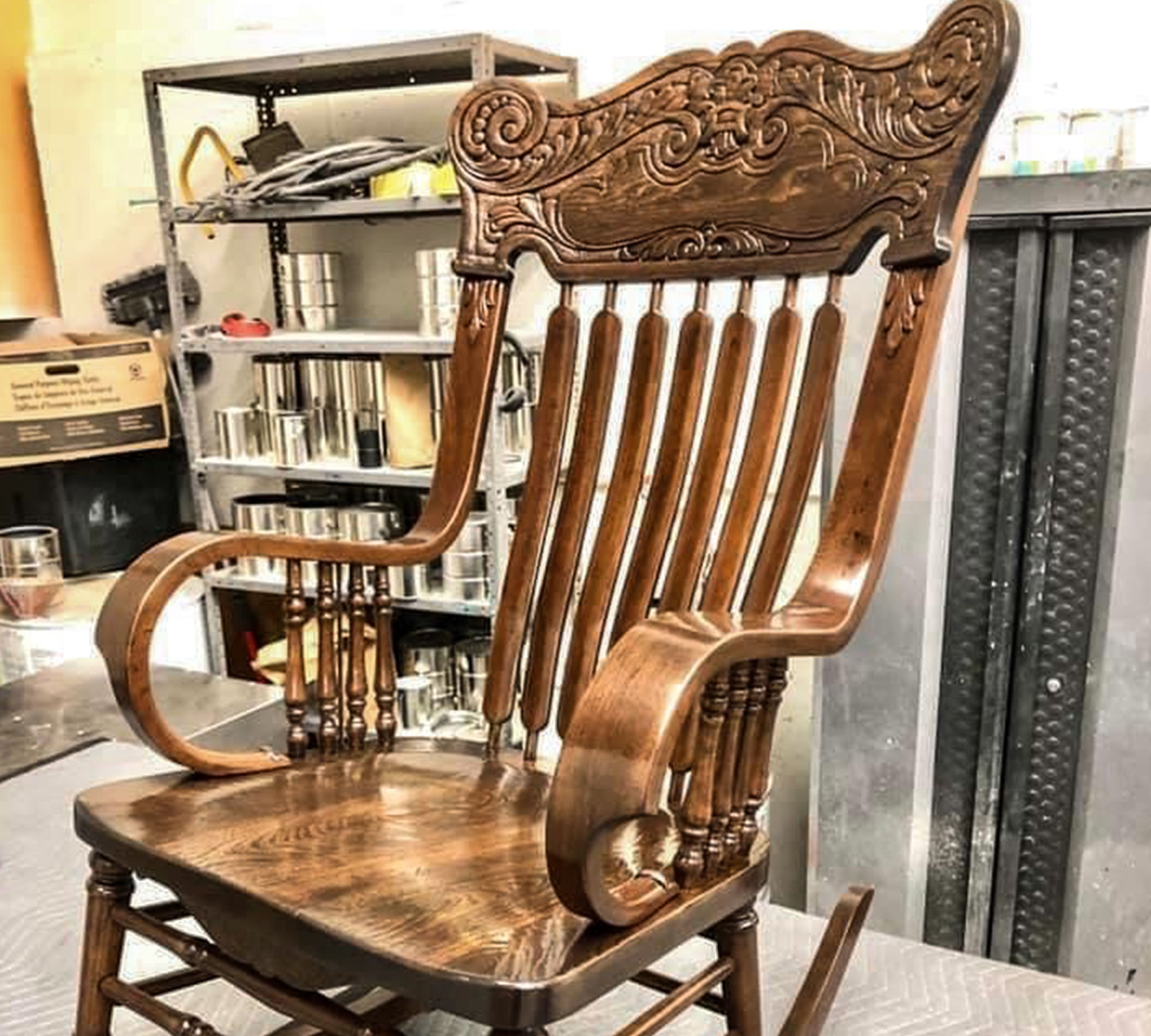 Rocking Chair Furniture Restoration Classic Refinishers