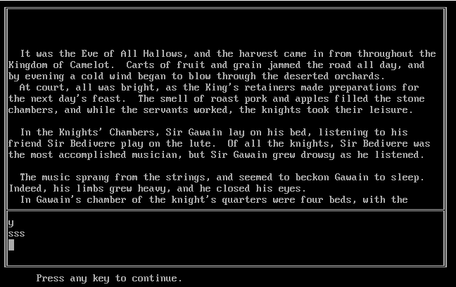 Brimstone The Dream of Gawain