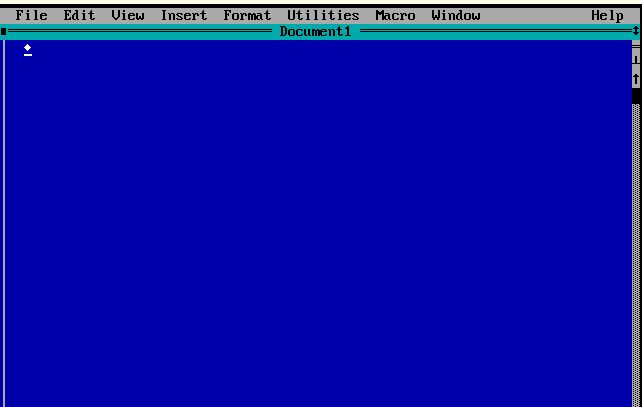Microsoft Word 5.5 for DOS