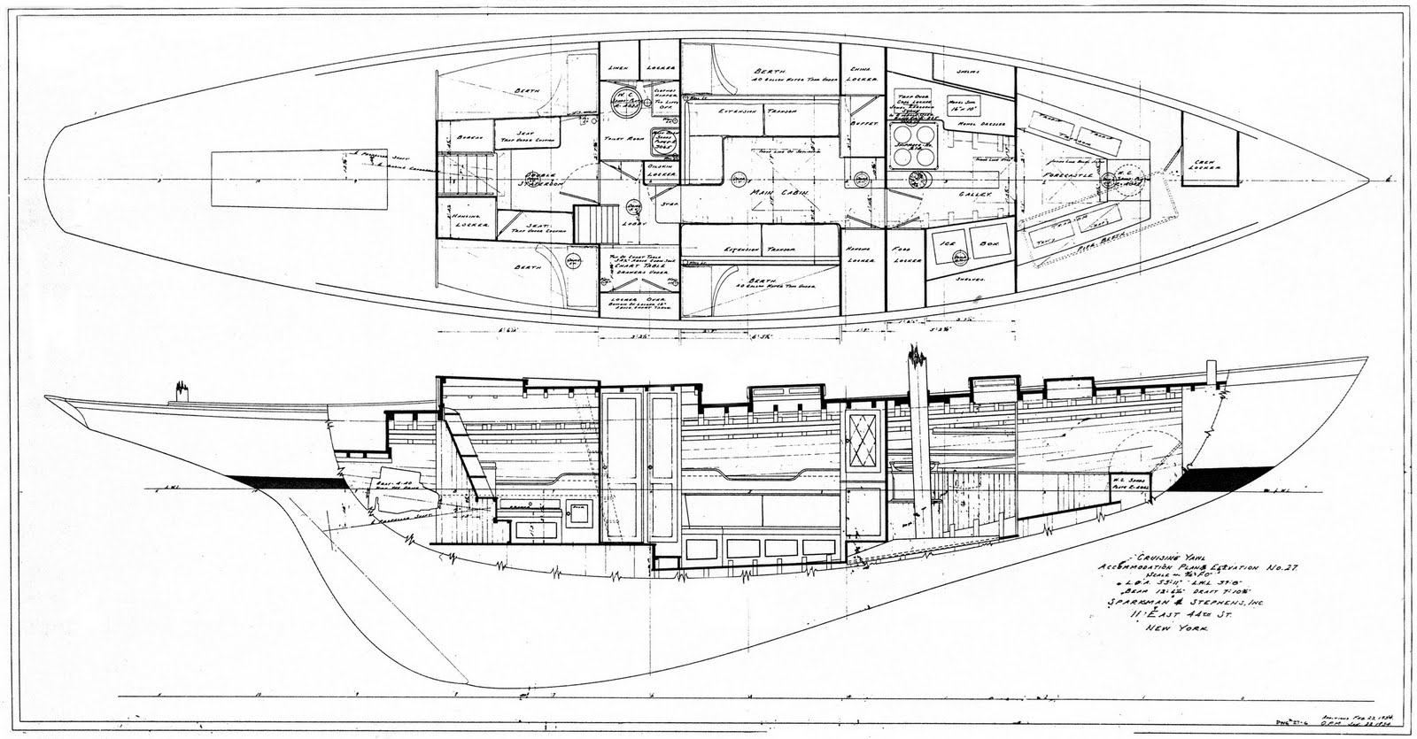 Sparkman and Stephens "Stormy Weather" Classic Sailboats