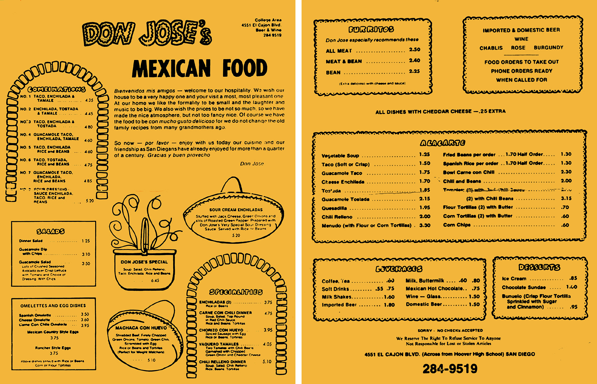 Don Jose’s Classic San Diego