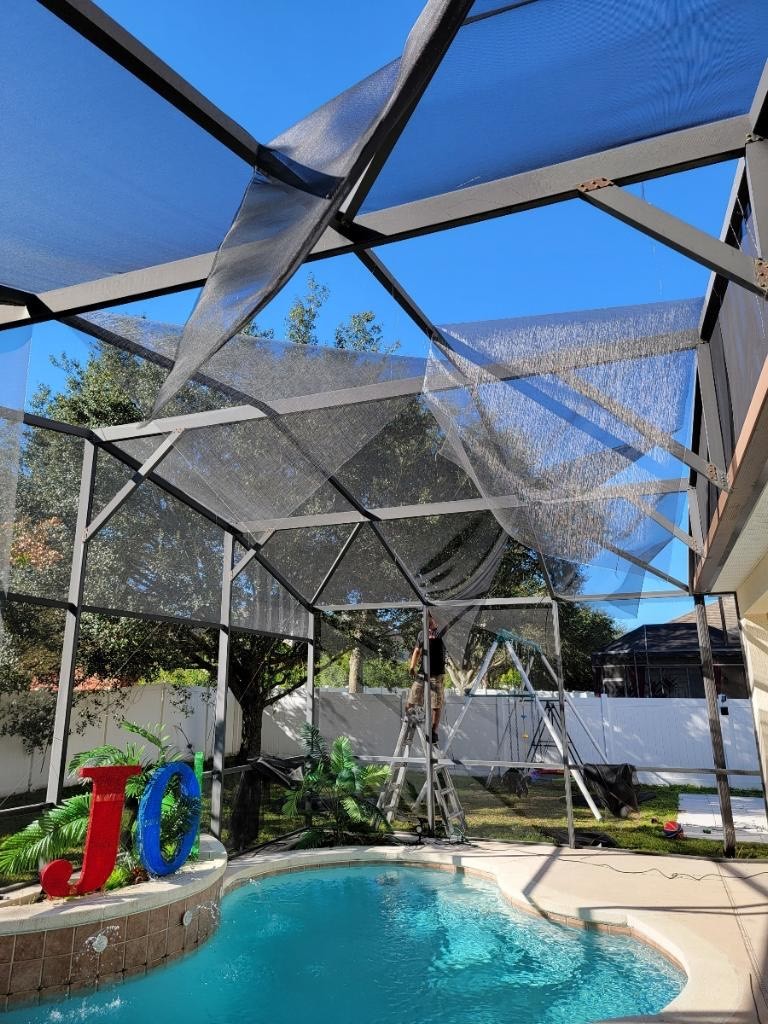 Single Panel Rescreening Classic Screen Installations