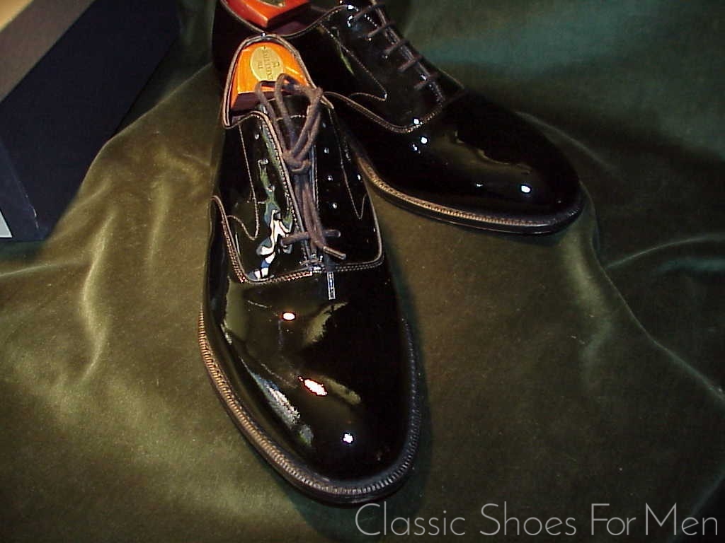 BROOKS BROTHERS, Peal & Co., Patent Leather Formal Oxfords;