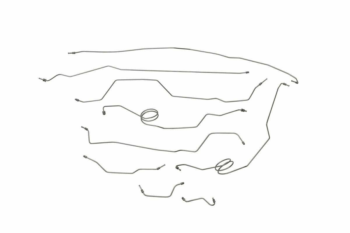 Ford Bronco Brake Line Kit 4WD Power Disc - W/Sway Bar -1978,1979