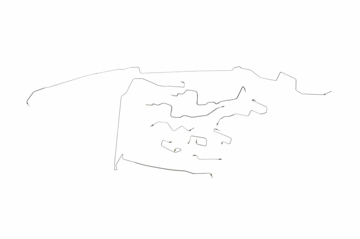 Dodge Dakota Brake Line Kit 4WD Extended Cab Short Bed 81/4 Axle 1997