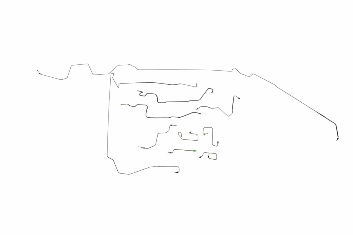 Dodge Dakota Brake Line Kit 4WD Extended Cab Short Bed Rear ABS 1998