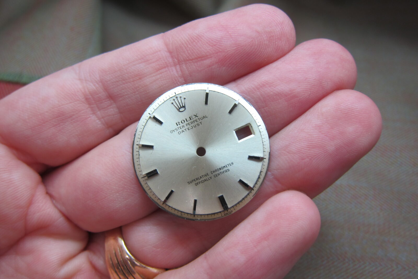 Rolex Vintage Datejust "Pie Pan" Silver Dial Vintage Rolex