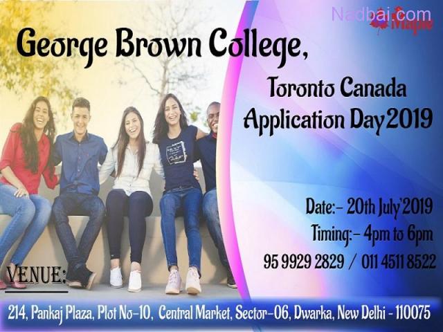 Brown College, Toronto Canada Application Day 20th July'19 South West Delhi Free