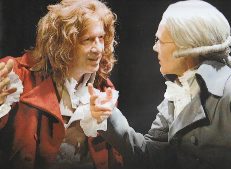 Danton et Robespierre. Espace Roseau 2021