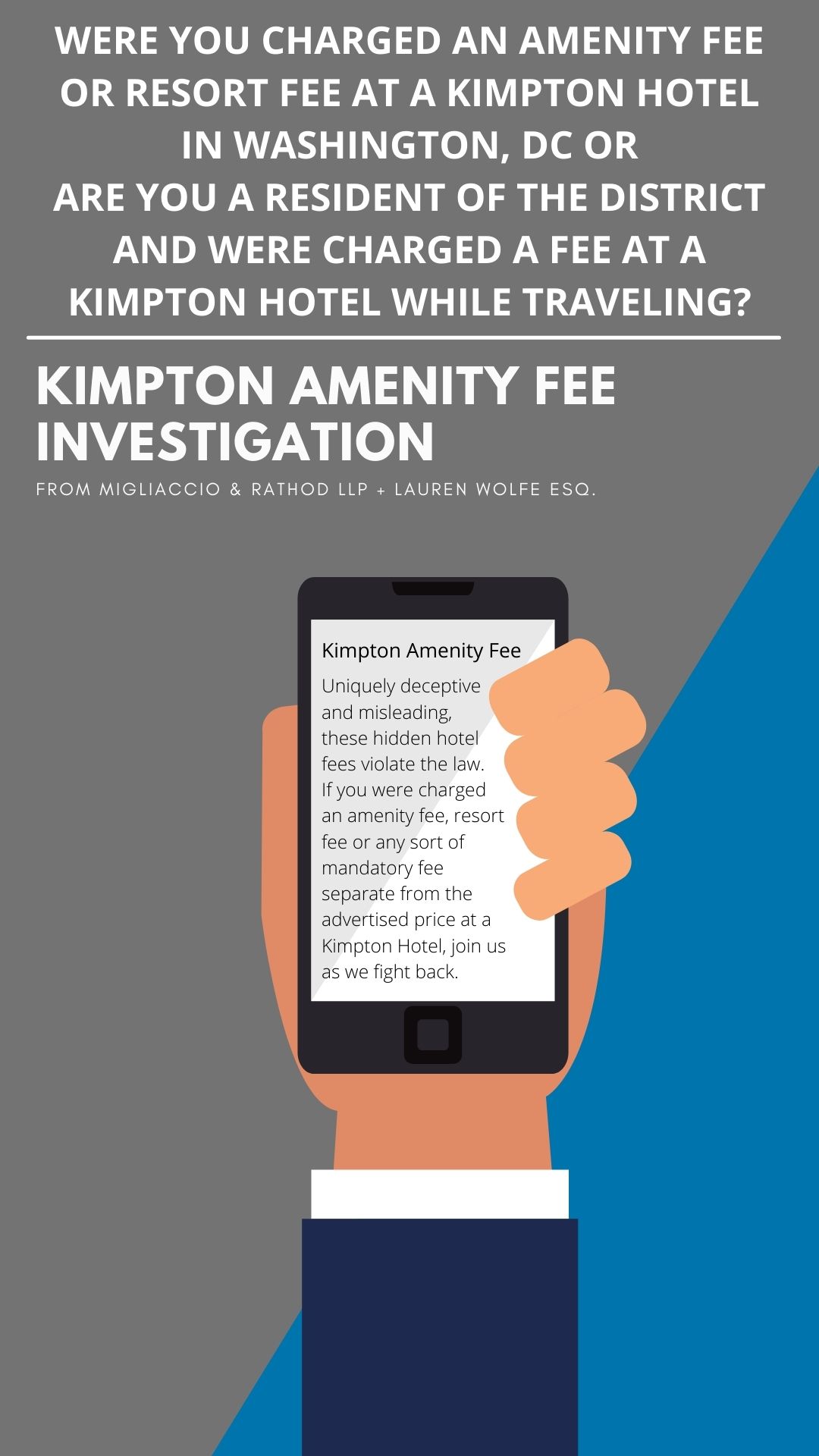 Kimpton Amenity Fee/Resort Fee Investigation Migliaccio & Rathod LLP