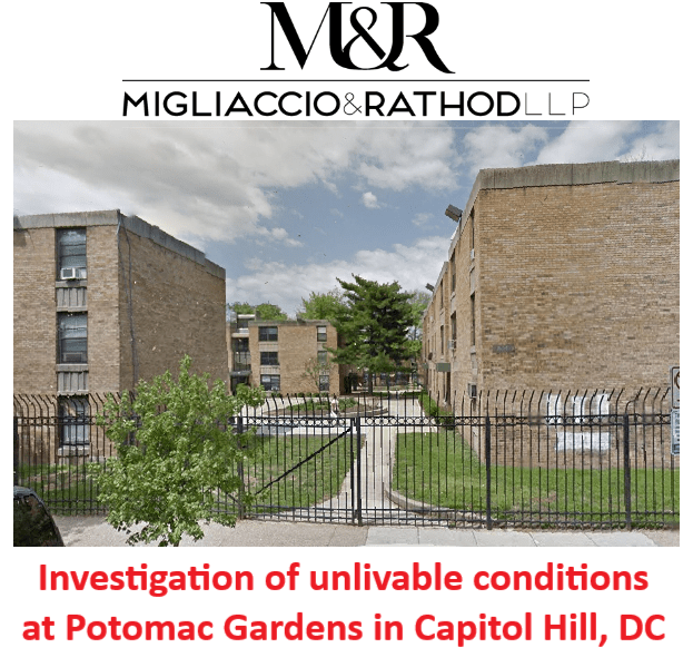 Investigation of Unlivable Conditions at Potomac Gardens in Capitol