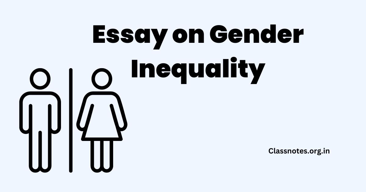 Essay on Gender Inequality English, Essay