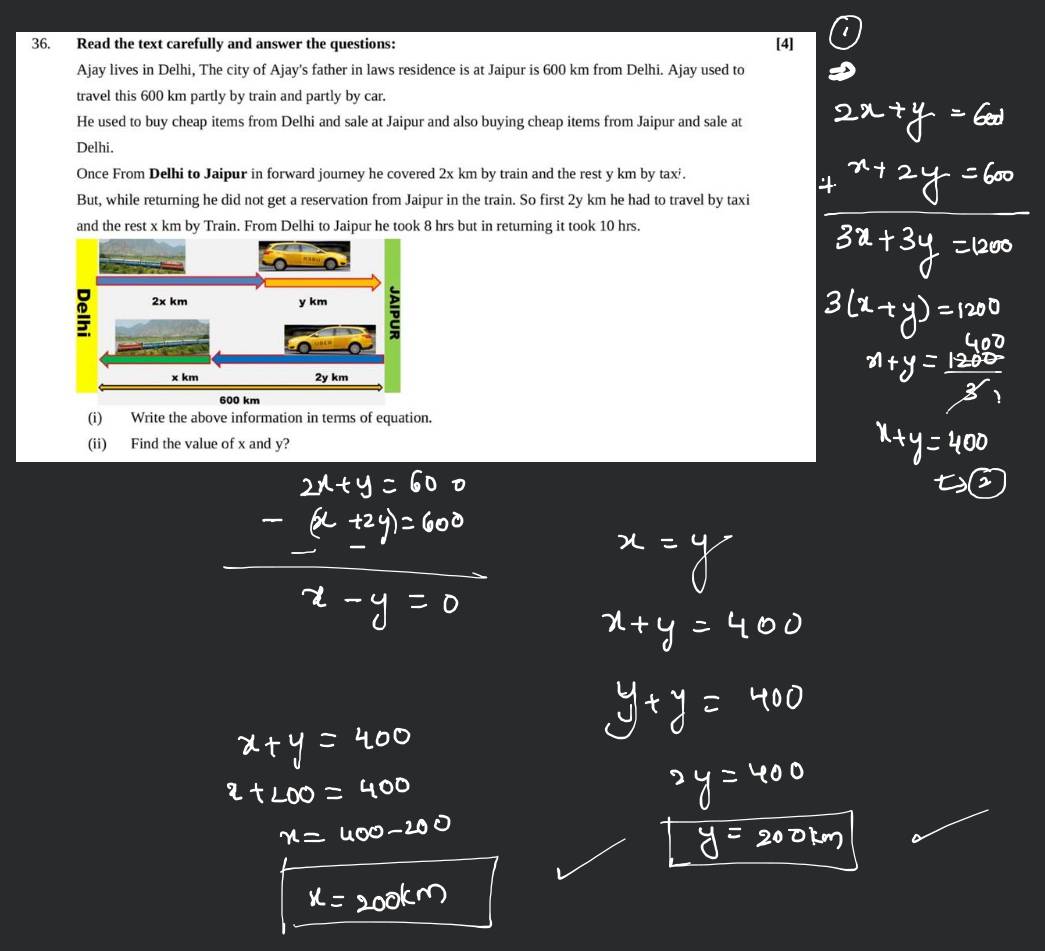 36. Read the text carefully and answer the questions[4]Ajay lives in D..