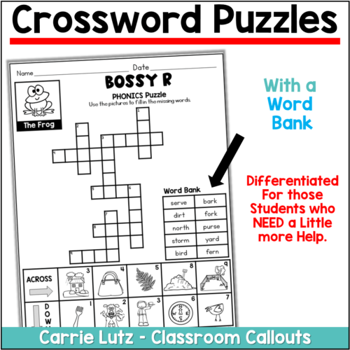 Mastering Vocabulary with Crossword Puzzles Classroom Callouts
