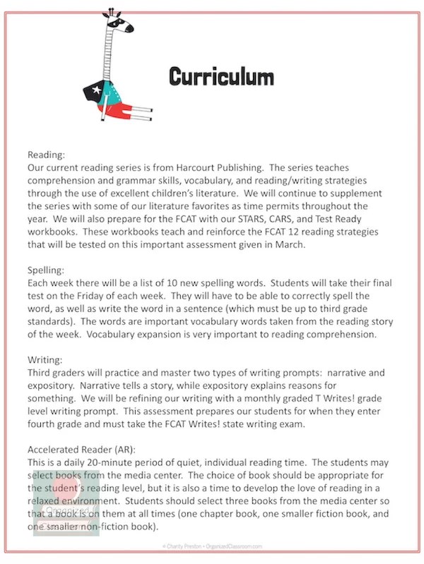 Open House ToDo Checklist for Teachers Classroom Freebies