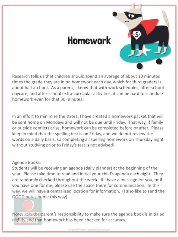 Open House ToDo Checklist for Teachers Classroom Freebies